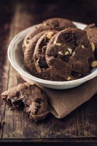 Hazelnut chocolate chip cookies