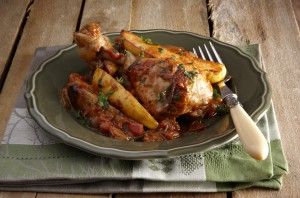 Chicken with quinces