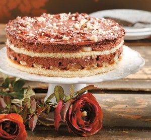 Quick chocolate – banana sponge cake