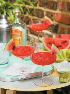 Watermelon margaritas