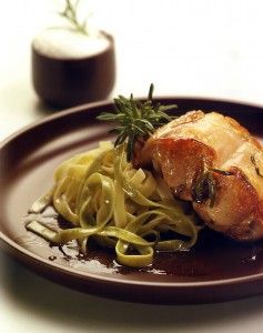 Rabbit with rosemary, vinegar and honey