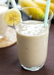 Banana – yogurt – milk smoothie