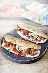 Cypriot souvlaki with chicken and haloumi