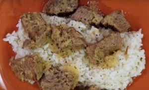 Μοσχαράκι λεμονάτο στην κατσαρόλα
