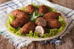 Pork croquettes (Koupes)