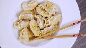 Dumplings με γέμιση κοτόπουλο