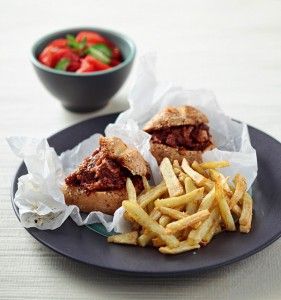 Σάντουιτς με τας κεμπάπ και τυρί
