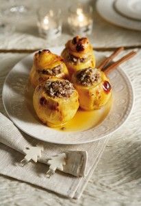 Quinces stuffed with ground beef and lamb