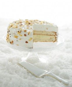 White almond cake