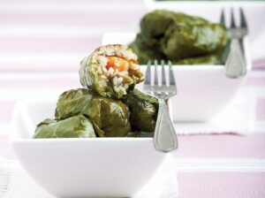 dolmadakia-garidopilafo