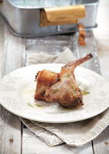 Fried rabbit