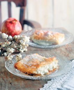 Bougatsa with soft cheese