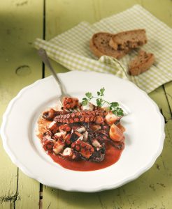 Honey – mustard octopus