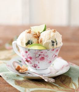 Lime ice cream