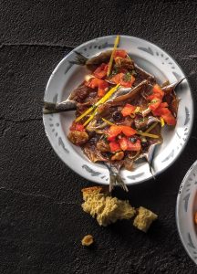 Sardine ceviche