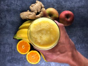 Ginger – banana energy smoothie