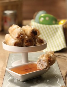 Spring rolls με κοτόπουλο