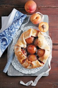 Τάρτα galette με βερίκοκα