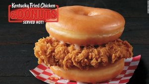 Η KFC προτείνει ανατρεπτικό burger με ντόνατ αντί για ψωμάκι