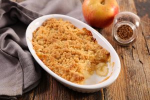 Apple crumble χωρίς γλουτένη