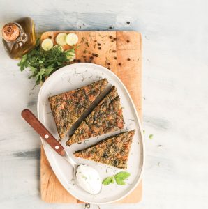 Σπανακόπιτα με πράσα και μυρωδικά