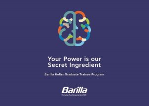 H Barilla Hellas επιλέγει και εκπαιδεύει νέους που θέλουν να εργαστούν κοντά της