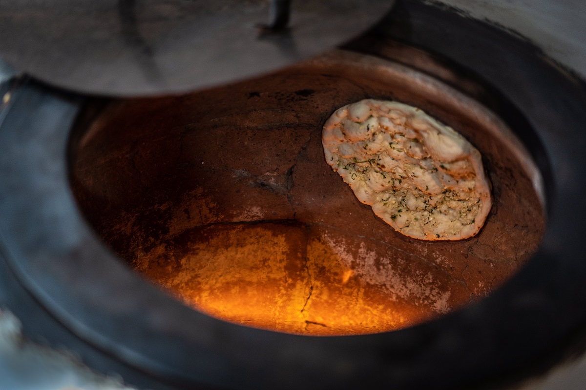 Tandoori oven in an indian cuisine