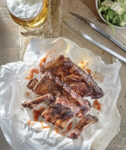 Xοιρινά ribs με μαρινάδα western