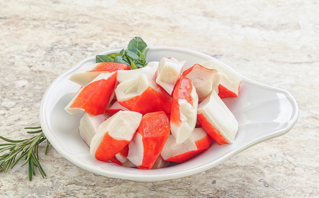 Crab,Meat,Surimi,In,The,Bowl,Appetizer