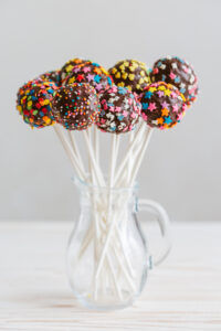 Healthy,Cake,Pops,On,A,Stick,In,A,Little,Jug