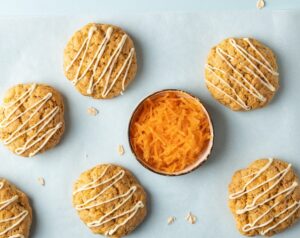 Carrot,Oatmeal,Cookies.,Healthy,And,Crunchy,Homemade,Dessert,Made,Of