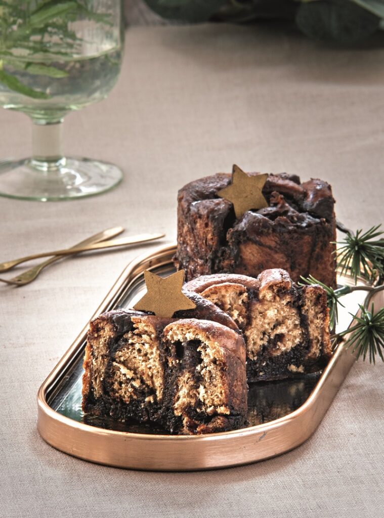 Vegan babka σοκολάτας