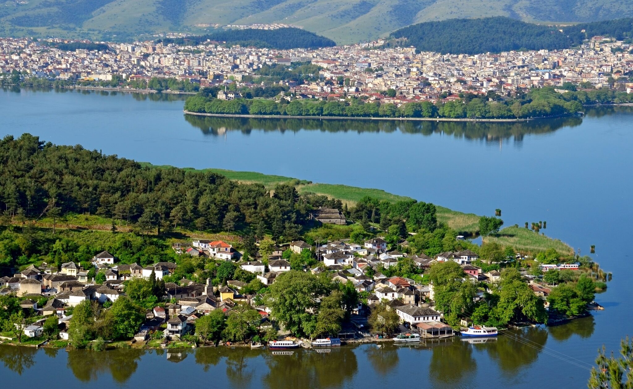 Ioannina,Or,Giannena,City,-,North,Greece,-,Spring,Time