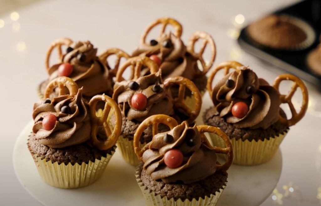 Σοκολατένια mini cakes Rudolf