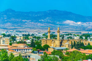 Aerial,View,Of,Lefkosia,,Cyprus