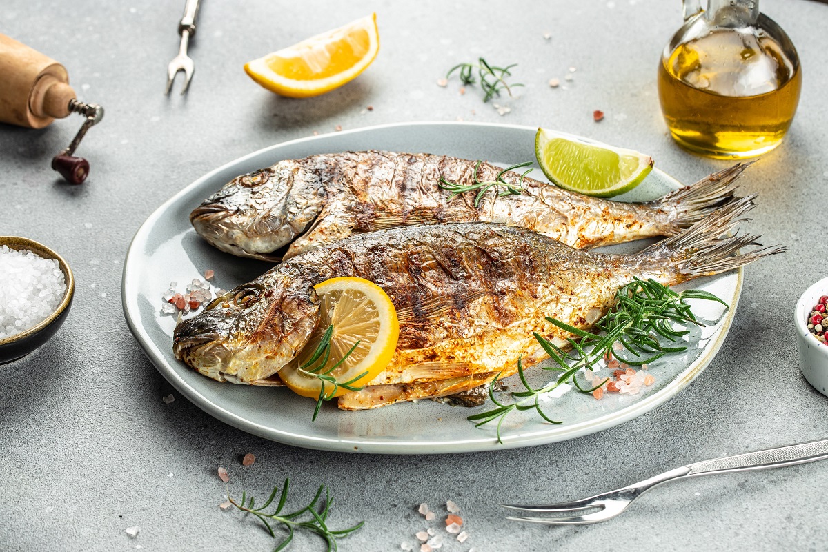 Grilled,Fish,Dorada,Bbq.,Ketogenic,Diet.,Low,Carb,High,Fat