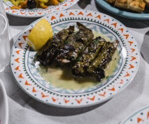 Σαρδέλες σε αμπελόφυλλο