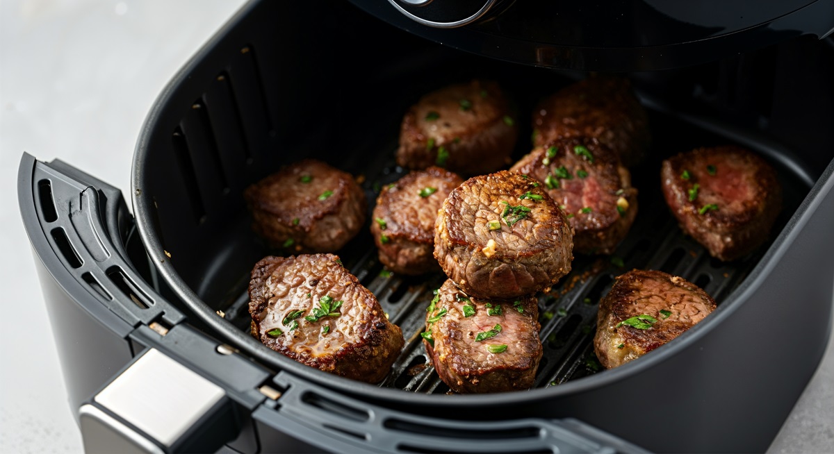 A,Delicious,Meat,Ball,In,Airfryer