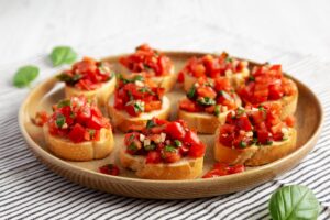 Μπρουσκέτα με ντομάτα – Bruschetta al Pomodoro 