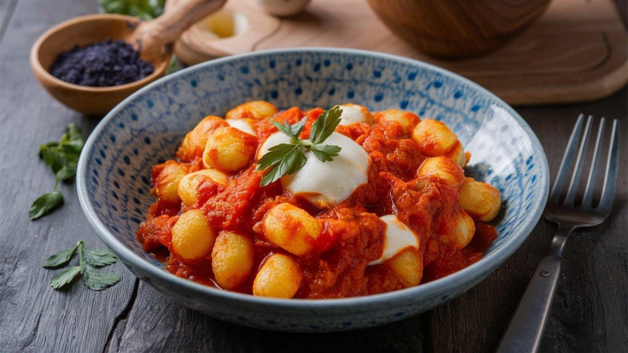 Gnocchi,Alla,Sorrentina,-,Gnocchi,With,Tomato,And,Mozzarella:,Soft