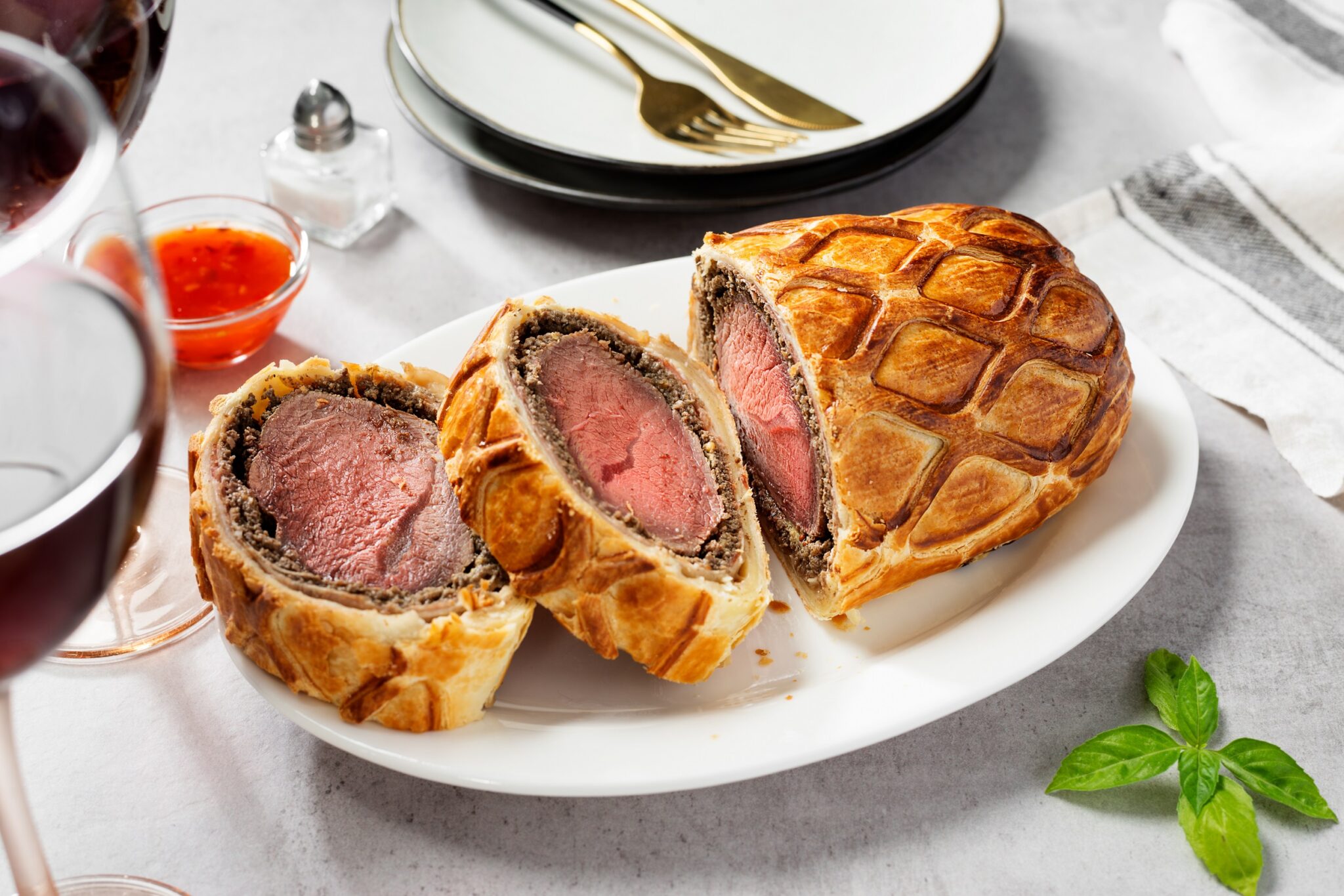 Beef,Wellington,-,Beef,Tenderloin,Festive,Dish.,English,Cuisine.,Light