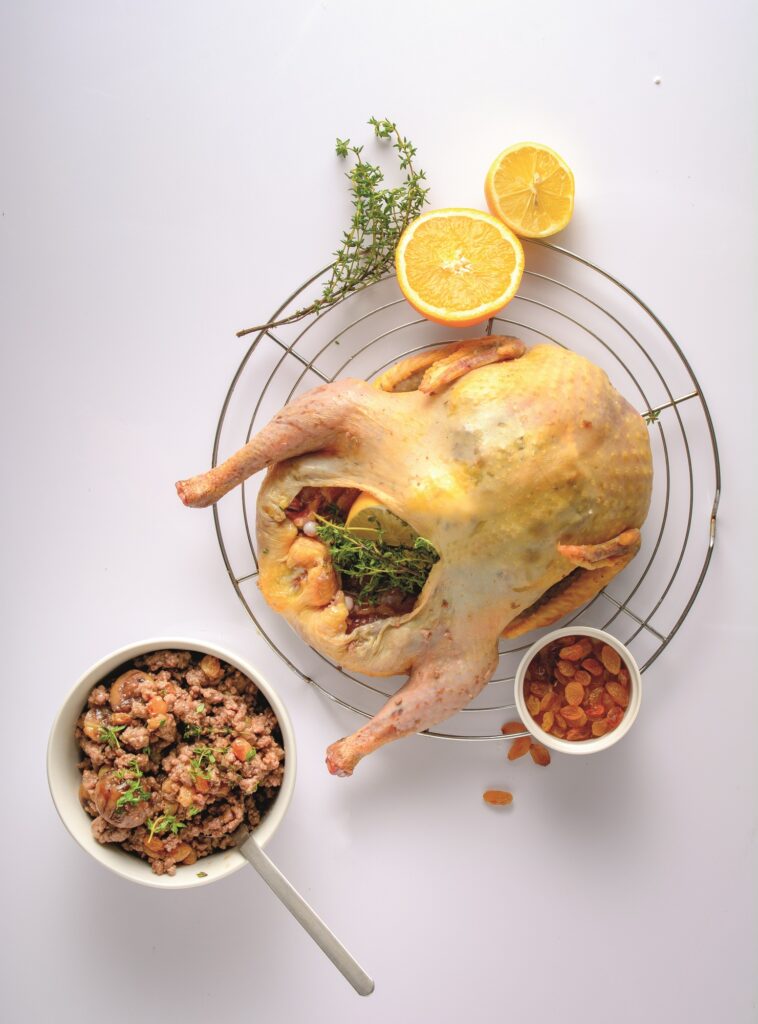 γεμιστή φραγκόκοτα