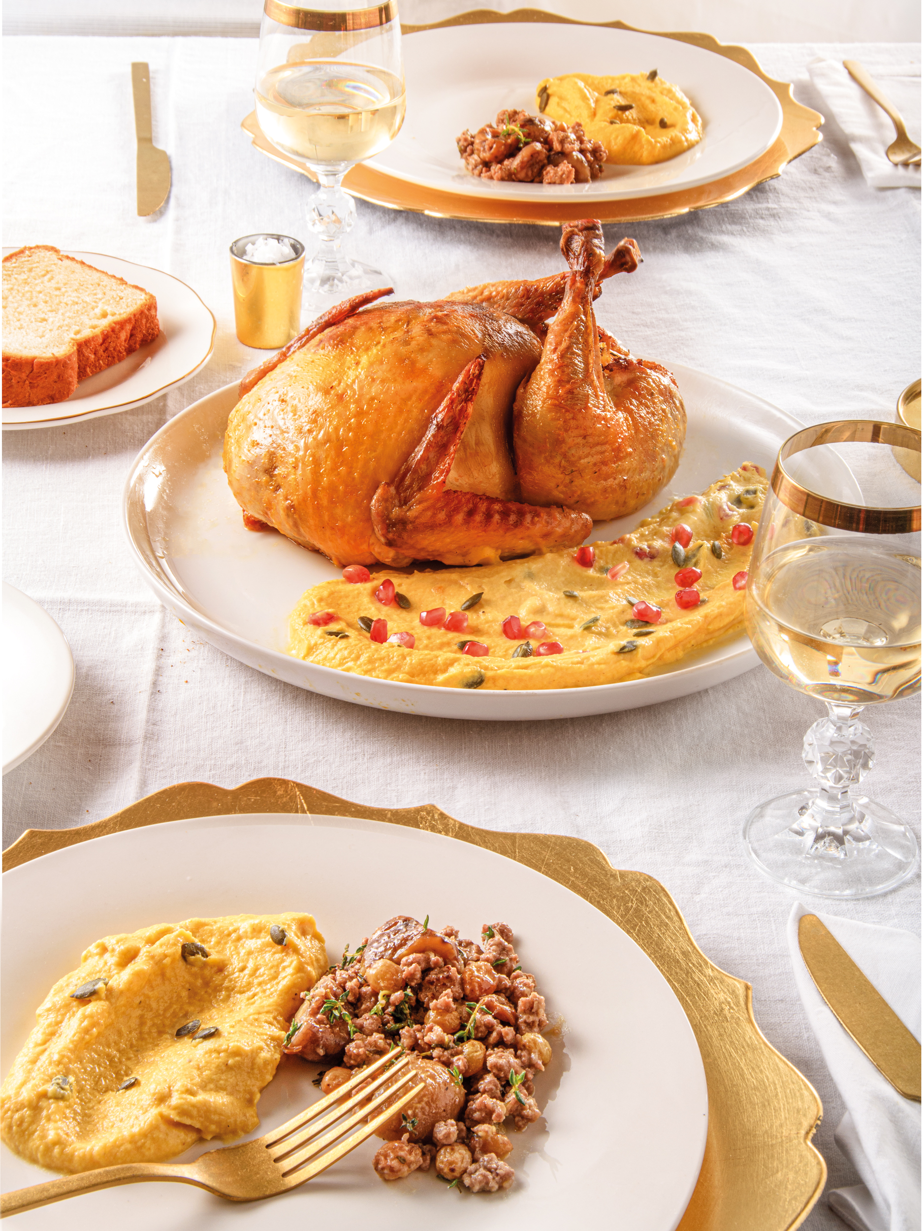 γεμιστή φραγκόκοτα