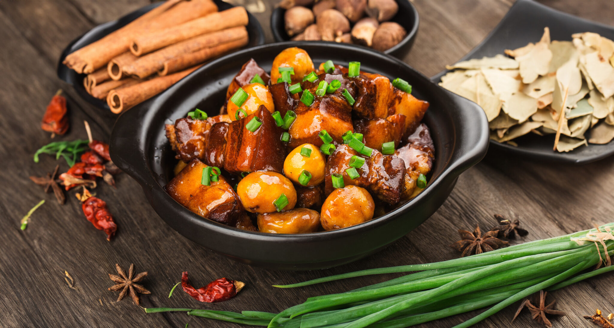 Braised,Pork,With,Chestnuts,chinese,Food