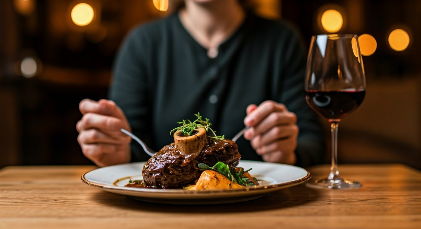 One,Person,Sitting,At,The,Table,And,Focusing,Has,The