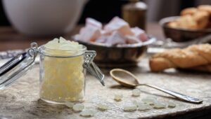 Chios,Mastic,Tears,In,A,Glass,Jar