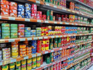 Bandung,,Indonesia.,November,11th,2024,Fast,Food,In,Cans,Of