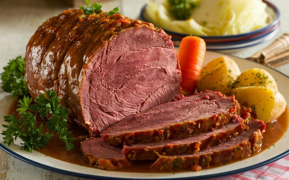 Sauerbraten:,German,Pot,Roast,Marinated,In,Vinegar,,Spices,,And,Red