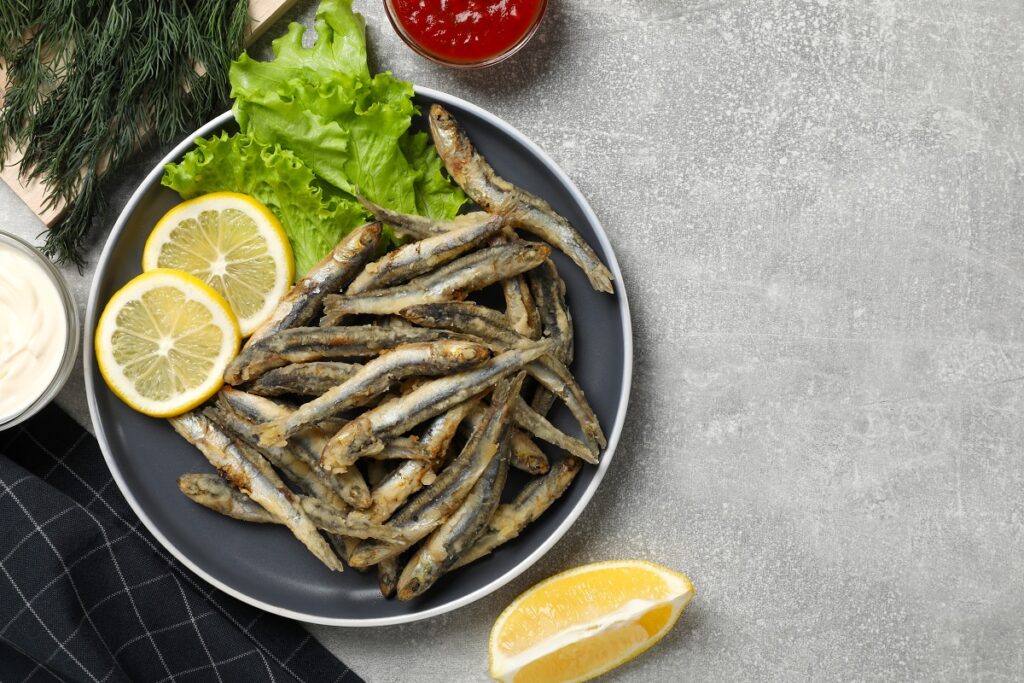 ψάρια τηγανητά