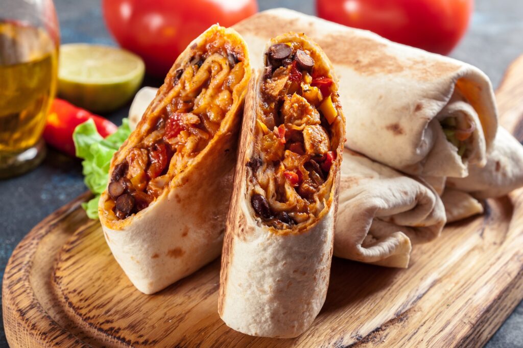 Burritos με τορτίγια